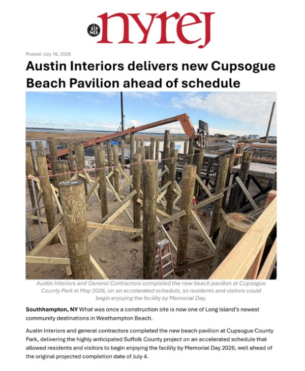 AustinGCNY's tweet photo. Austin Interiors thanks New York Real Estate Journal for recognizing our recent project.

Read the full story here: https://t.co/NMssiybCIk https://t.co/A1Kd2kNMM6