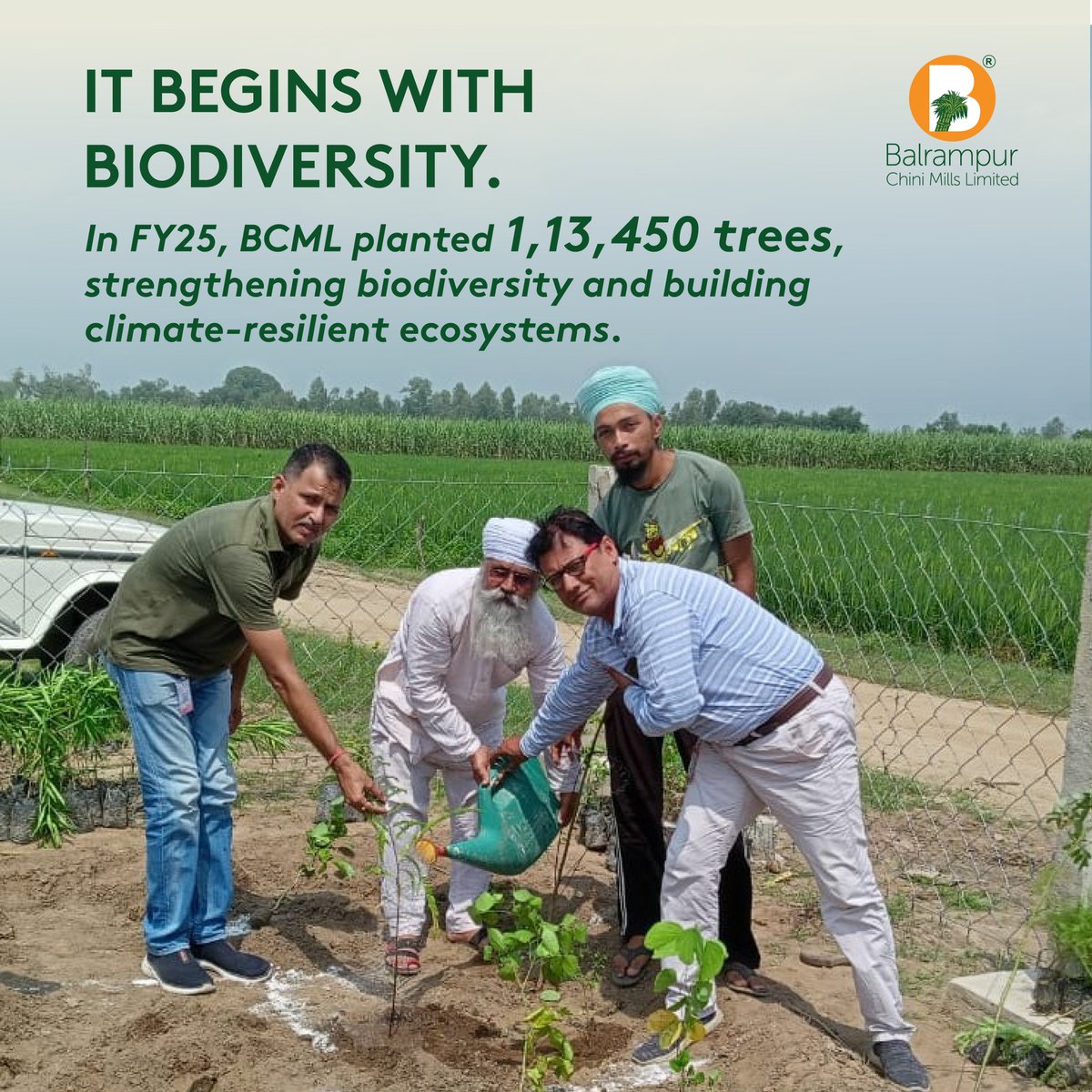 BCMLofficial's tweet photo. This World Nature Conservation Day, we celebrate the collective impact of thoughtful actions that help ecosystems thrive: from restoring biodiversity and conserving water, to reducing emissions and using resources responsibly.
Because conserving Nature isn't just about protecting the environment today, it's about creating a more resilient tomorrow for generations to come.

To know more, read: https://t.co/tcCR1BC7qb

#WorldNatureConservationDay #Sustainability #ClimateAction #WaterConservation #Biodiversity #ESG #ResponsibleGrowth #BalrampurChiniMills #GrowingWithPurpose
