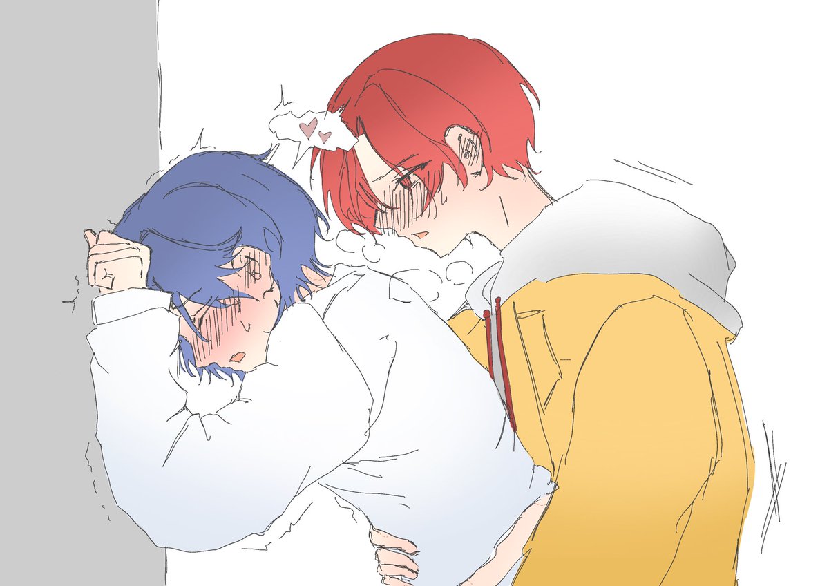 llama_27's tweet photo. あまり描かないタイプのイラストです（
🐶💐が隅っこでこそこそ何かしてる…
#p5x https://t.co/QBe7iO5wBK