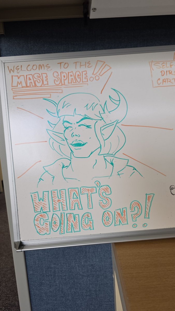 DangitMase's tweet photo. MISTER WOOD BRINGS YOU HE-MAN ENERGY TODAY
#dailywhiteboard #art https://t.co/L9W37ukDu3