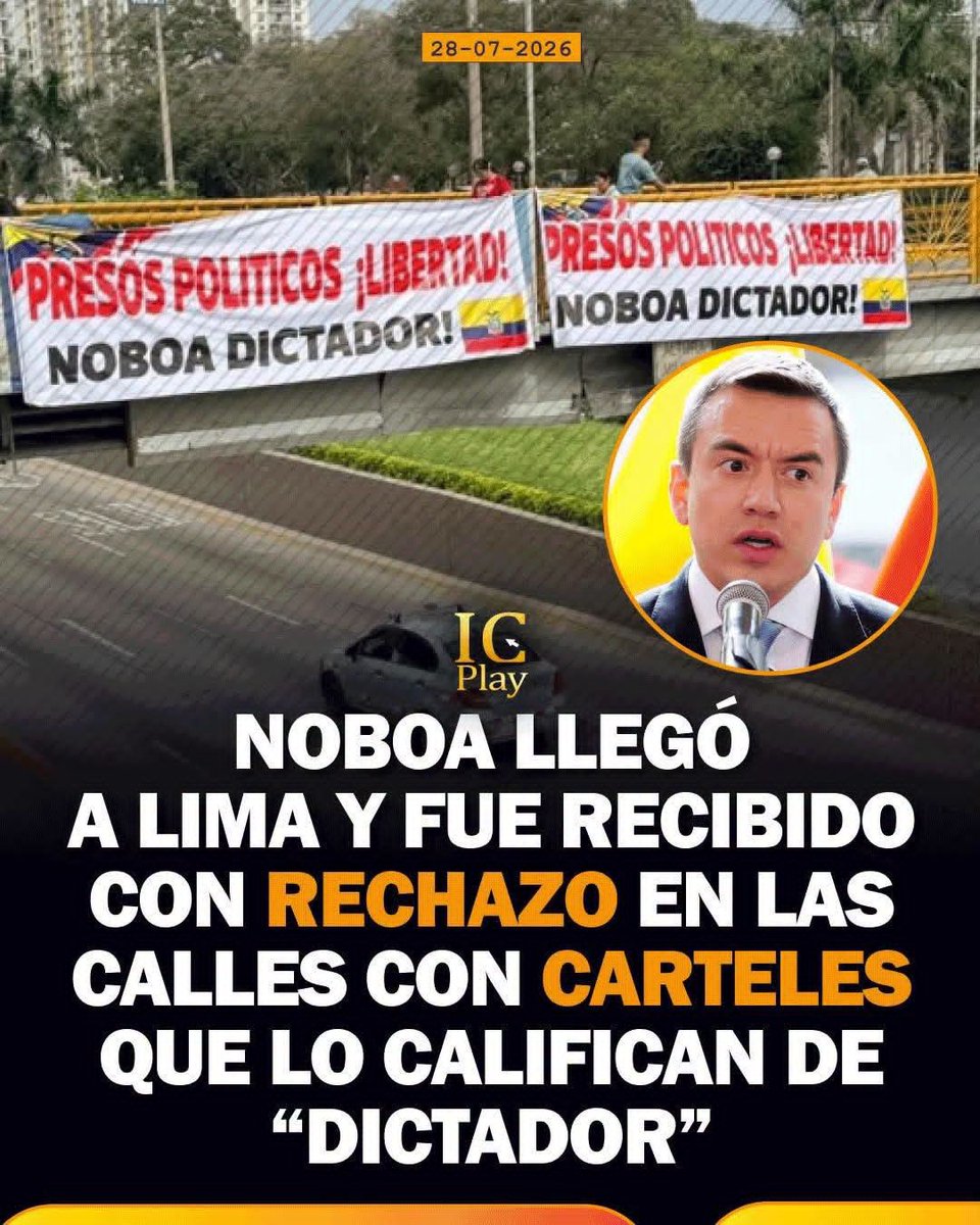 geologymin10's tweet photo. Noboa va a caer, su imagen ya NO bien vista en la región.

A correr qué toso es pampa https://t.co/ZLLSymd5ji