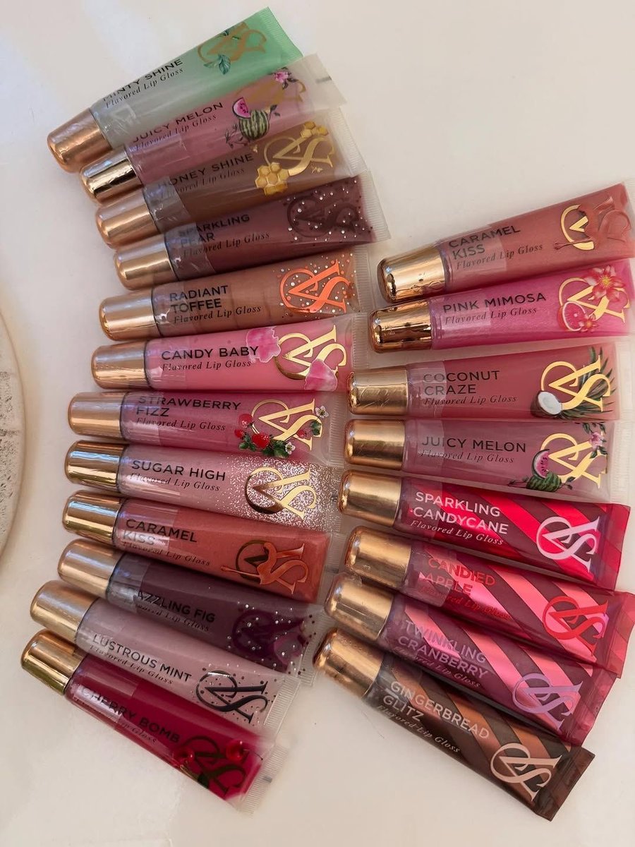 pinkglitterie's tweet photo. Nobody love the Victoria’s Secret flavored lip glosses as much as me https://t.co/IqWm3pSKlC
