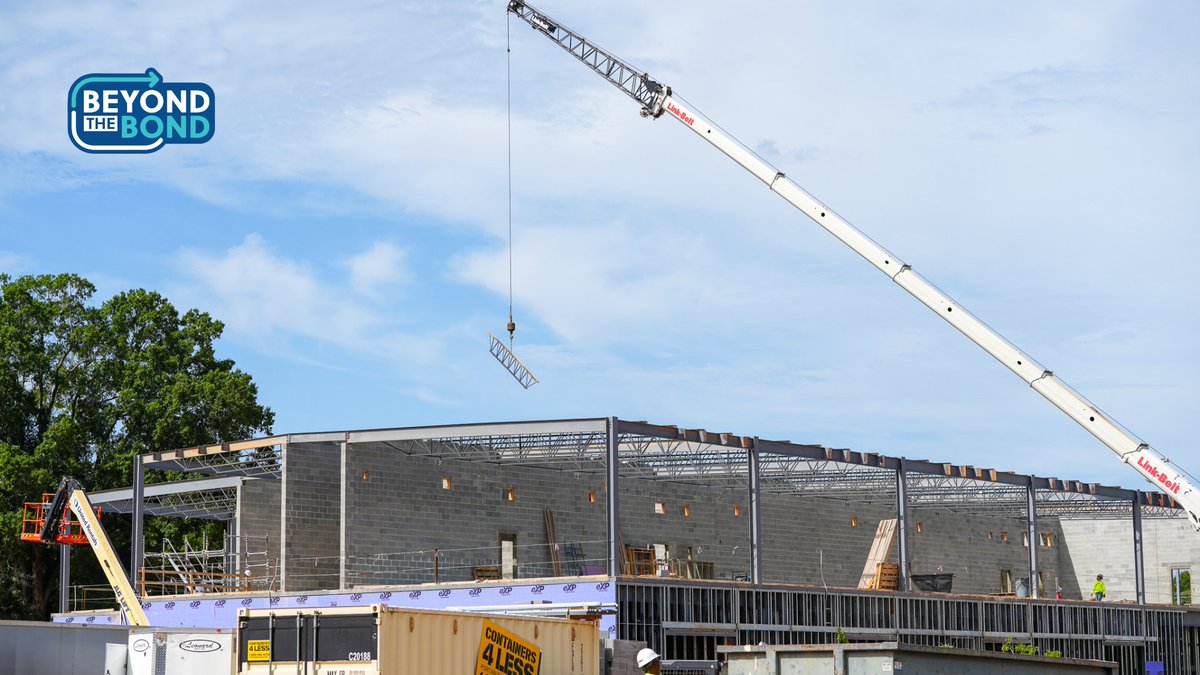 GCSchoolsNC's tweet photo. #BeyondTheBond | At the Sumner Elementary construction site, walls are quickly taking shape. Construction workers are also completing necessary prep work for plumbing and HVAC. https://t.co/piIlTxwEyE