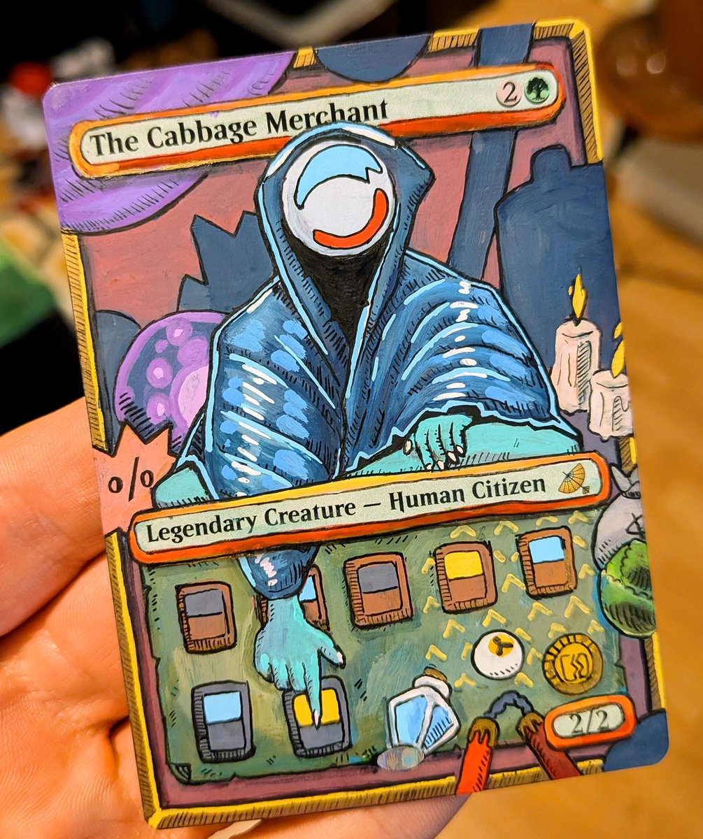 AngryHissing's tweet photo. Slay the Spire Cabbage Merchant 🥬 https://t.co/b1lN7bHvWb
