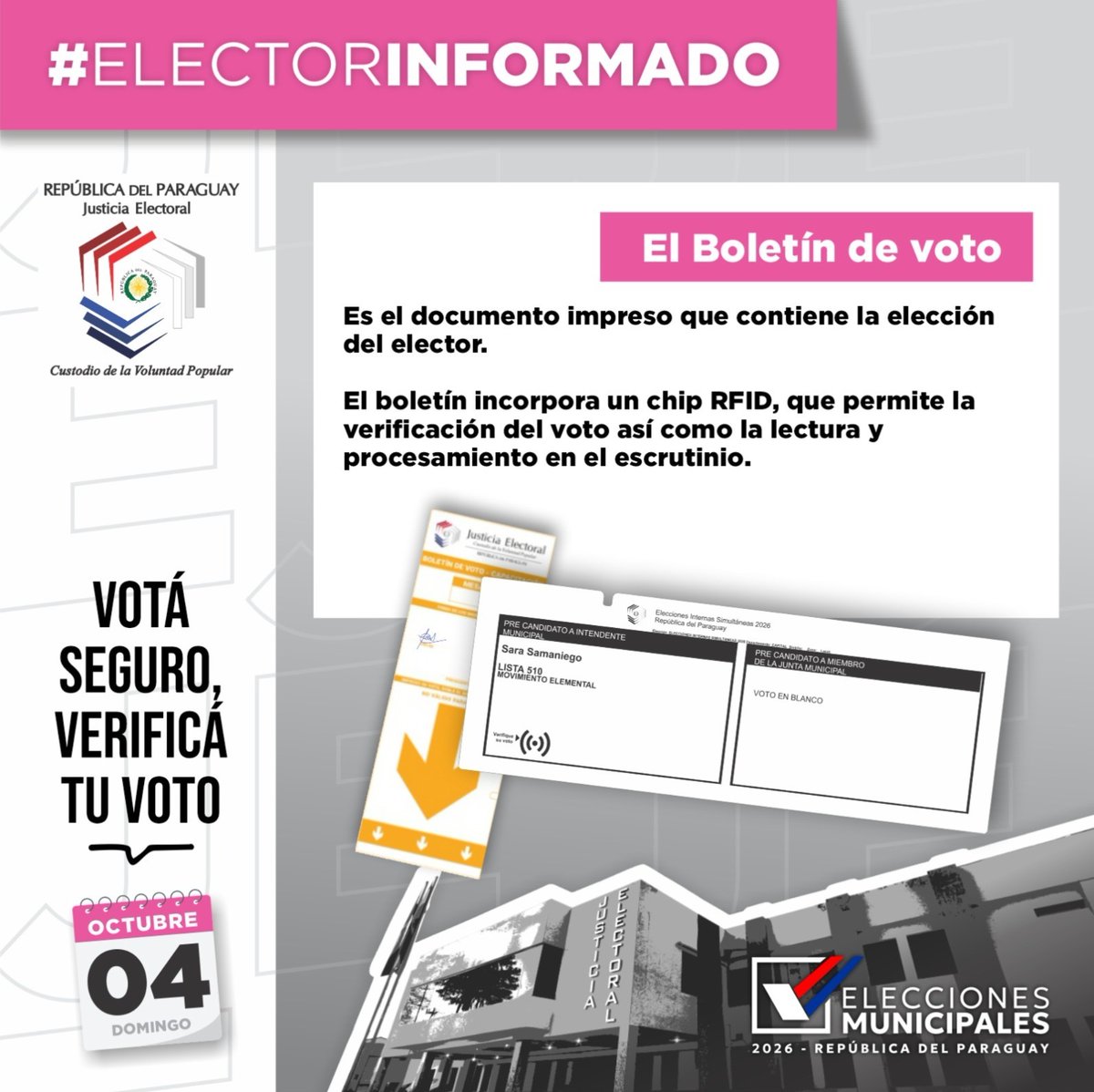 Justicia Electoral 🇵🇾 tweet media