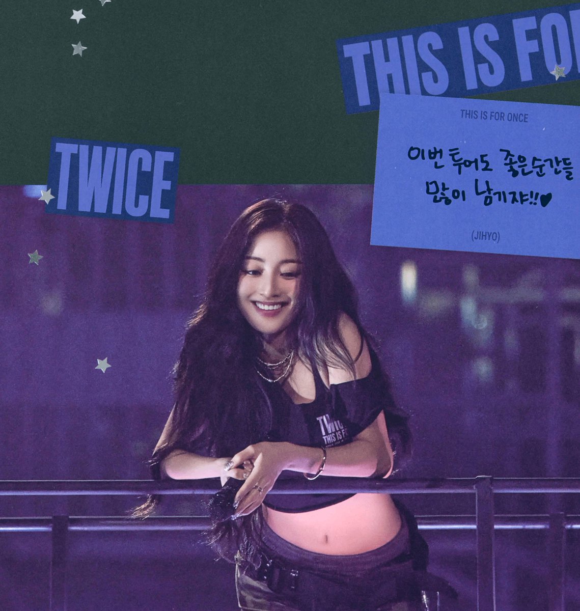 WithPJihyo's tweet photo. THIS IS FOR ONCE - JIHYO

"let's make lots of great memories on this tour too!!♥︎"

#JIHYO #지효 #ジヒョ https://t.co/GVhDLZgxQ1