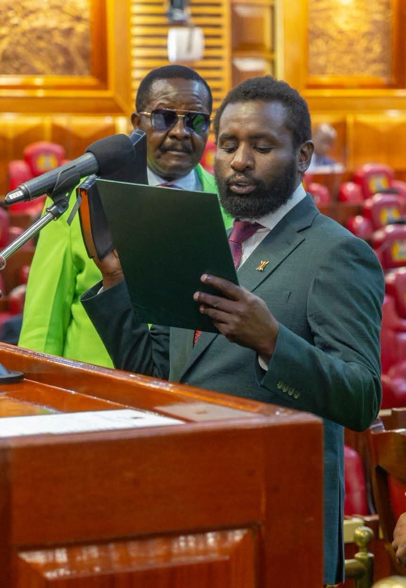 methumuhia's tweet photo. Historic!

DCP has it's first born, Sammy Douglas Kamau Waweru - Ngotho 

Today, before the world, Sammy took his oath of office to serve as the new member of Parliament of Kenya for Olkalou. It's a culmination of the first round of the liberation of our people from the brutal... https://t.co/npxBIfiC1H