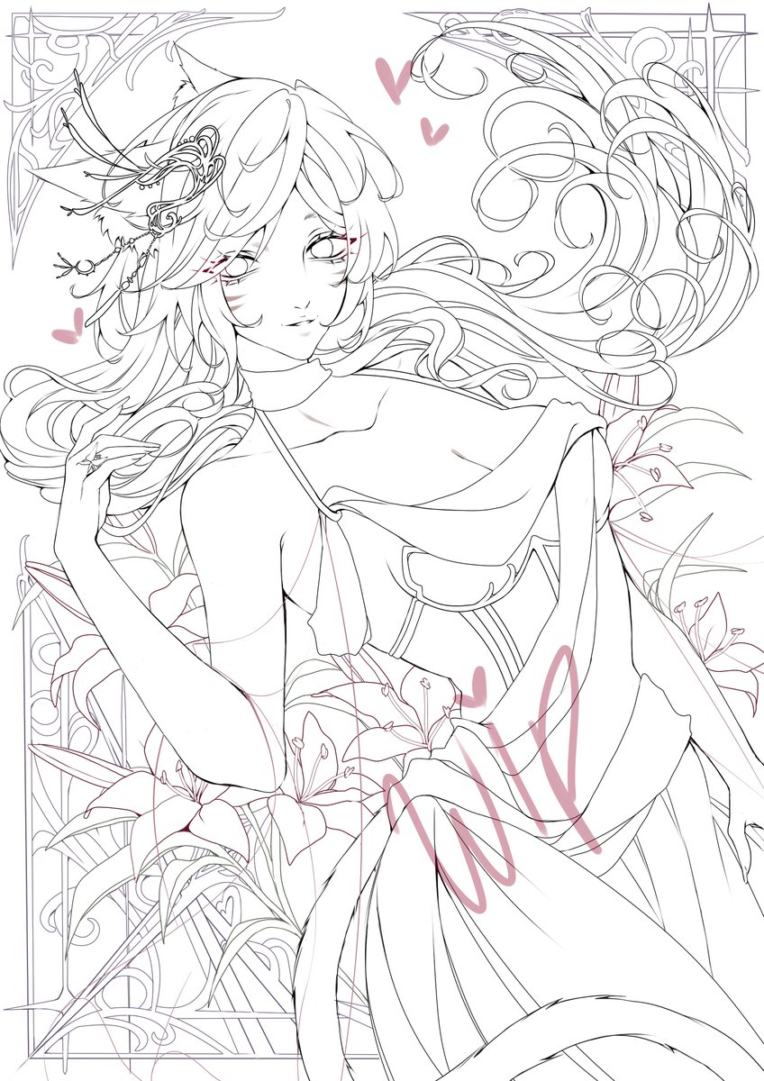 _goay_'s tweet photo. WIP of a cutie pie ♡ https://t.co/jV1imaTMep