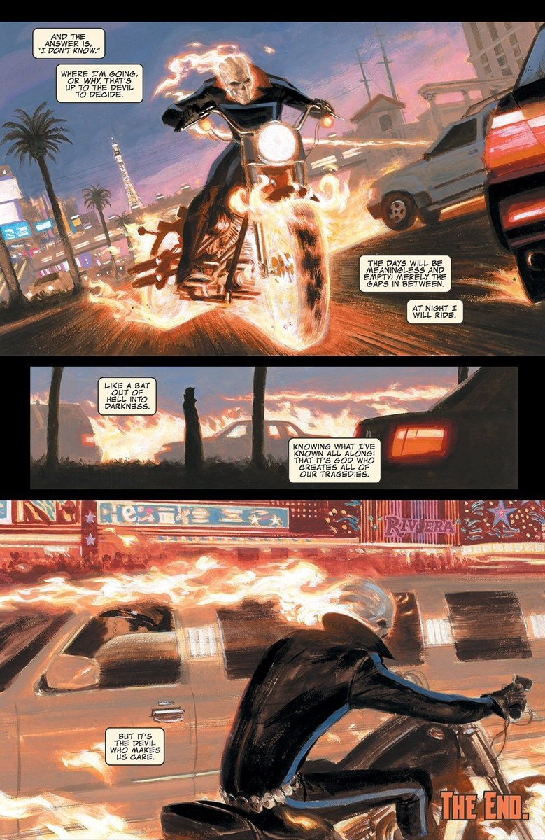 KombatKnight's tweet photo. "It's a god who creates all of our tragedies. But it's the devil who makes us care" https://t.co/7I2cUWYGGM