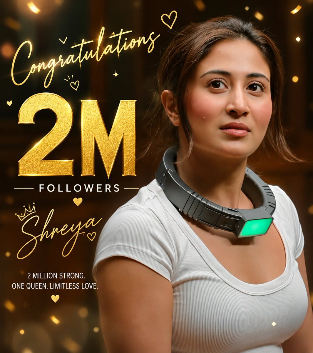 Dah_Casual_Boy's tweet photo. The love is real, the growth is organic. Congratulations on 2M, Shreya! 🤍

#shreyakalra #lockups2 #netflixindia https://t.co/tpSIIcoGbK