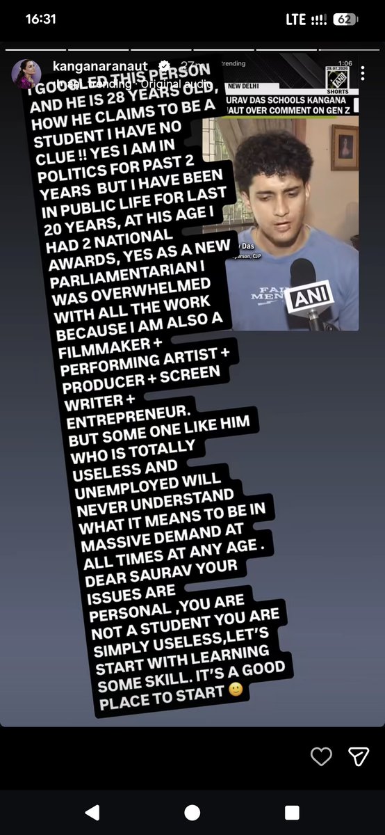 craftswanderer's tweet photo. Hahahaha Kangana - No holds barred
🍿🍿 https://t.co/Q2OfeVW6cn