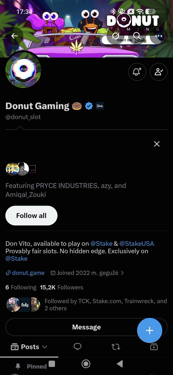 J0zikelis's tweet photo. @FossyGFX @donut_slot @Stake Congrats on hiting 5k followers on stake!
Stake: Jozikas https://t.co/Iz9kbOYg7A