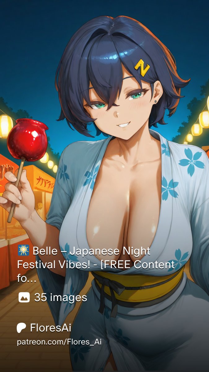 flores_ai92637's tweet photo. NEW FREE Collection: 🎆 Belle – Japanese Night Festival Vibes! 👇
https://t.co/6vxRk2zfUh 

#sfw #hentai #Zenlesszonezer #zzz #free #r34 #rule34 #patreoncontent https://t.co/lWkFI0iwYU