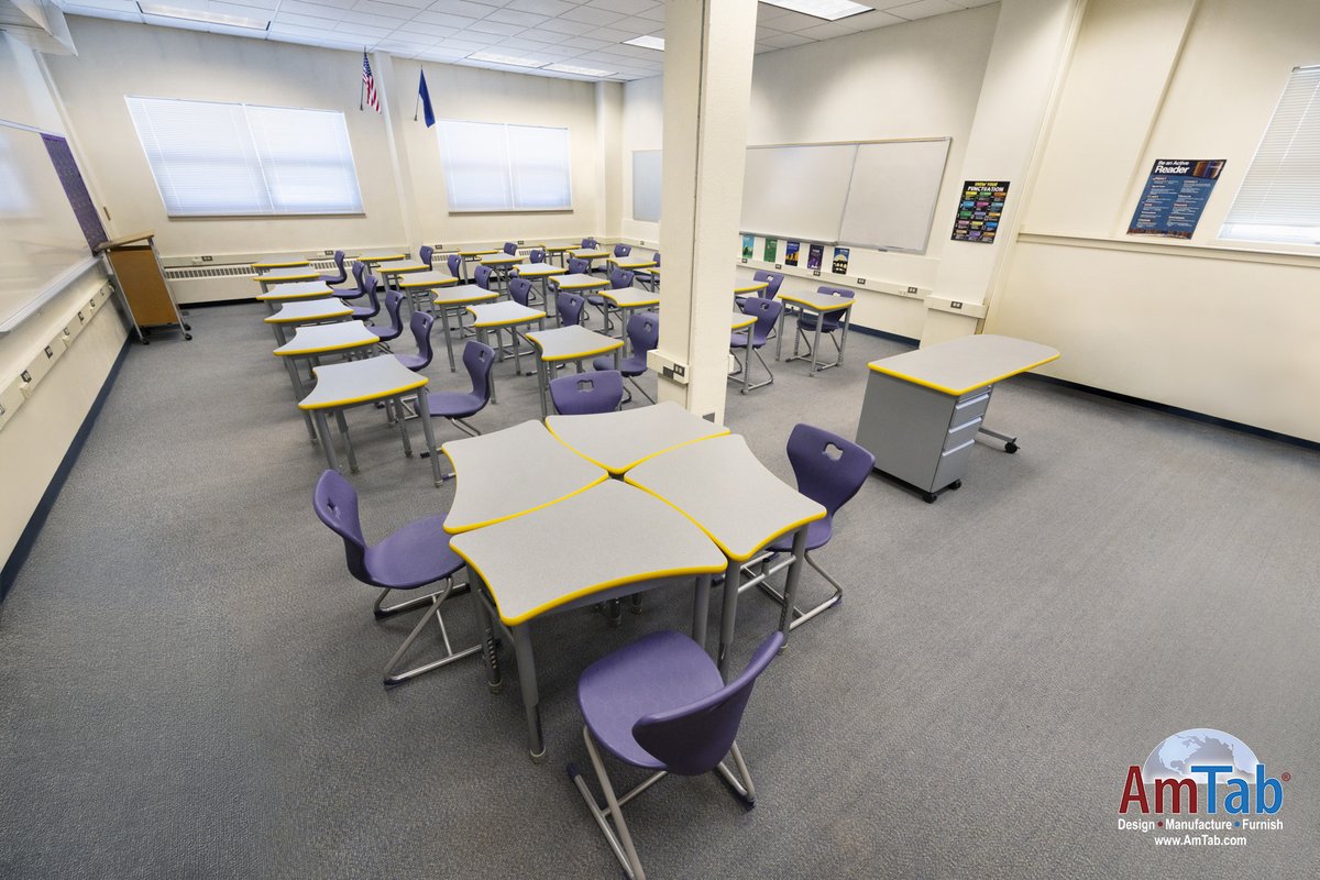 AmTab's tweet photo. A classroom should support more than one way to learn ‼️

AmTab helps schools transform classrooms into modern learning environments designed for today’s students and educators.

Ready to reimagine your classrooms? Contact AmTab to get started.
https://t.co/pTA4lzemNT https://t.co/yyb9xyhj2b