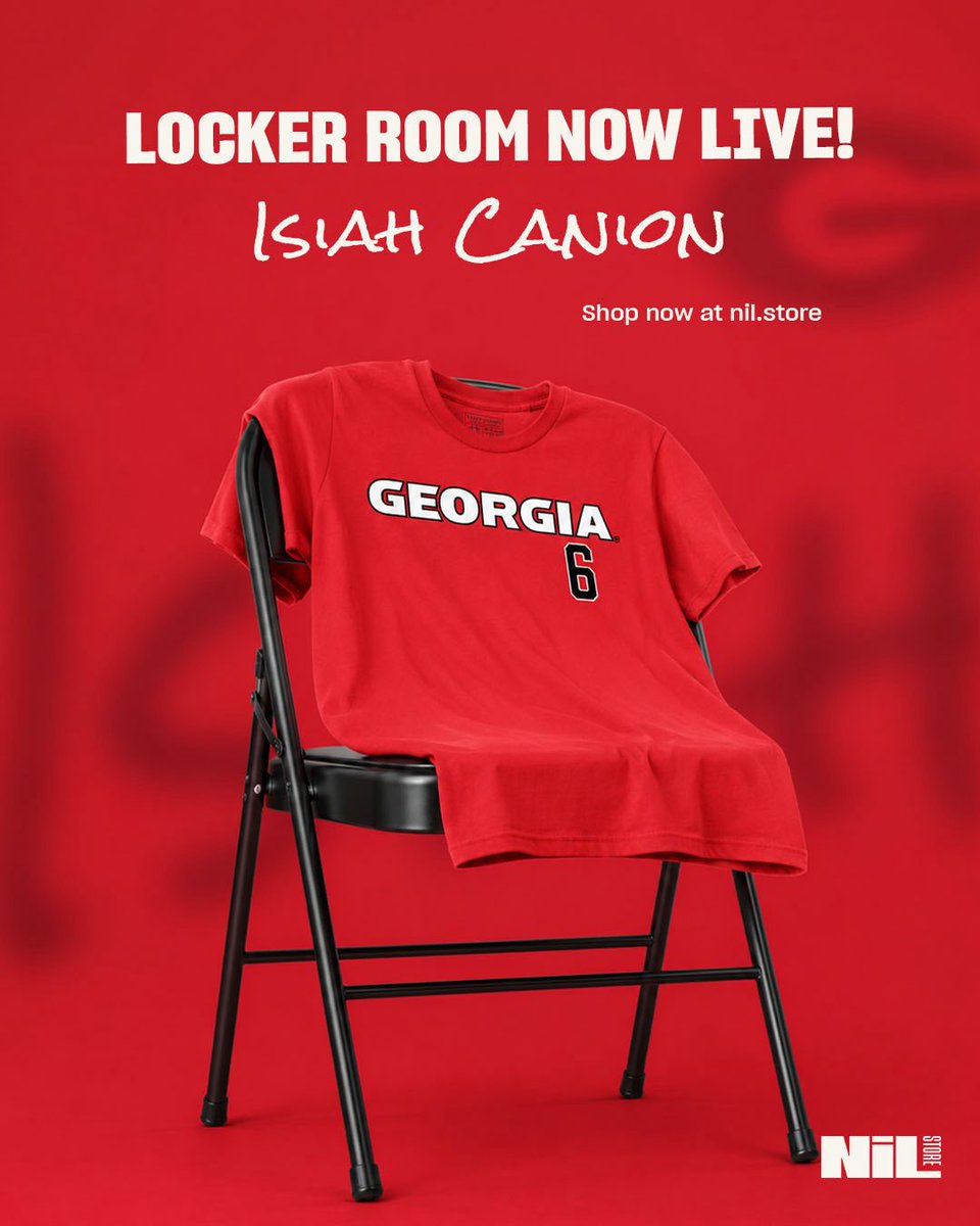 GeorgiaNILStore's tweet photo. It’s here‼️ @CanionIsiah locker room is now live!!
https://t.co/OnJ9M3PPE0 https://t.co/YsI1Ac8J5a