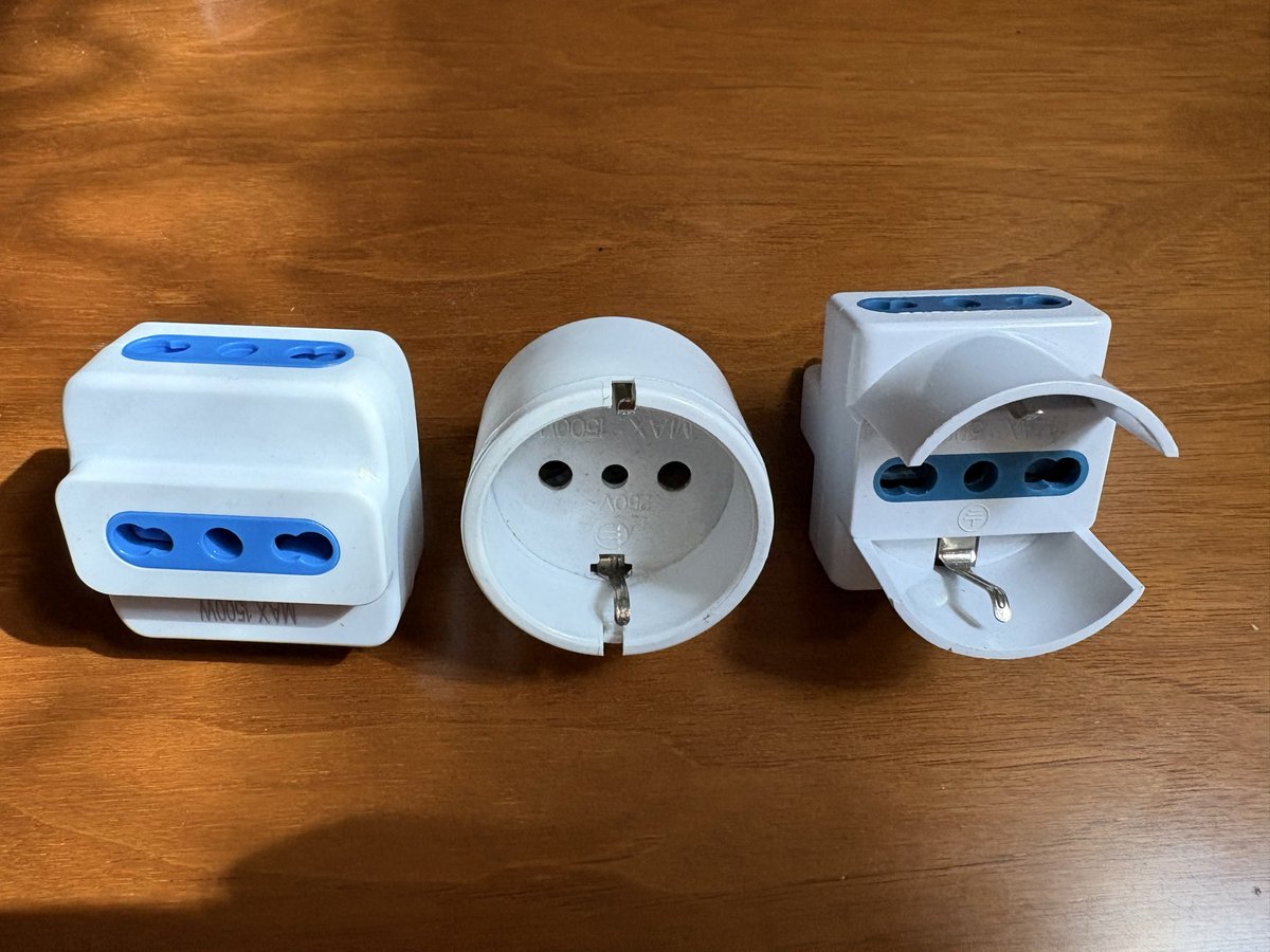 architectureYK's tweet photo. Do you think Imperial to Metric conversion is a thing? Type in a measurement on the internet & you have a result! But Italian sockets & plugs…oh! THIS is the real thing. From Lamborghini Aventador to Italian Adaptator, we have diversity of ideas here. This was my real struggle - Italian sockets & plugs & plug adaptors, when I moved to Italy. Aren’t you confused yet? Congratulations! I used to be.