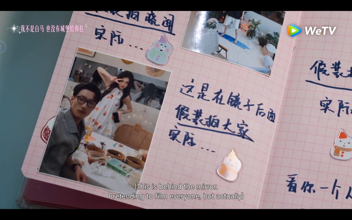 xieweixo's tweet photo. youling had been taking photos of liuliu all this time, then turned them into a photo book for her. even during their fight in hainan, he couldn't stop taking pictures of her 😭 the writers of romance dramas are taking notes rn #loveactuallys5 https://t.co/FYiWvJt6ym