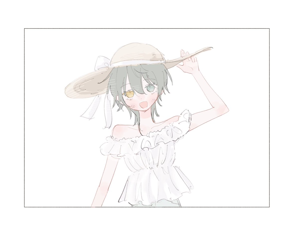 ori43_'s tweet photo. 夏のらくがき※女体化 https://t.co/aYaJLMLMjX