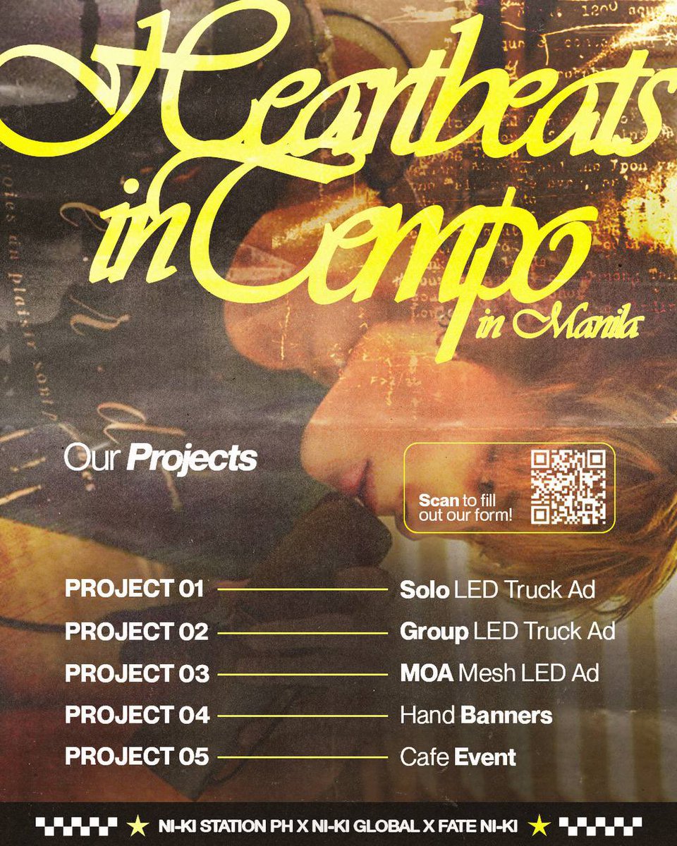NI_KISTATIONPH's tweet photo. [🎫] 260728

Heartbeats in Tempo in Manila
— Support Campaign Update

✨ As of July 28, 10:30 PM PHT
💛 Current Progress: ₱1,000 / ₱98,000

Although we didn’t receive any donations today, we’re still grateful for everyone supporting Heartbeats in Tempo in Manila. Every contribution brings us one step closer to bringing our projects for NI-KI to life.

Even a simple share can make a difference. If you’re able to share this post with fellow ENGENEs, we’d truly appreciate your it. 🥹

💌 Support Form: https://t.co/kr4jSge7mP

💰 Transparency Sheet: https://t.co/235UCLKG4C

#HeartbeatsinTempowithNI_KI
#DunkinPH_ENDLESS #ENDLESSFunMeet
#ENHYPEN #엔하이픈
#NI_KI #니키 #ニキ
@ENHYPEN @ENHYPEN_members