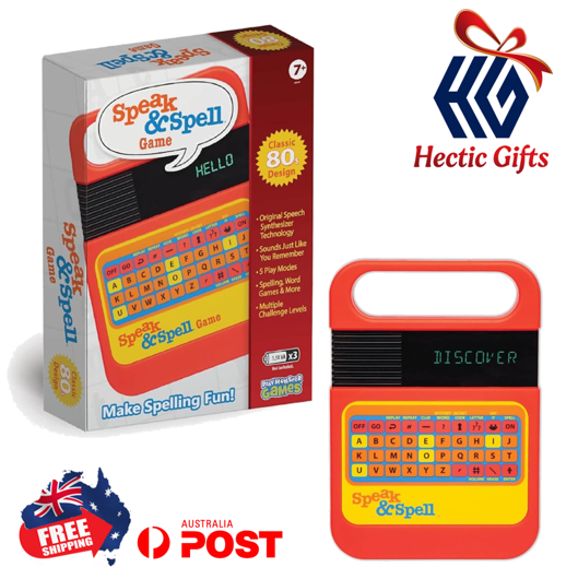 HecticGifts's tweet photo. NEW - Play Monster Games Retro Speak and Spell Electronic Game

https://t.co/zc1fUlNz0s

#New #HecticGifts #PlayMonster #SpeakAndSpell #Retro #Eighties #Electronic #Spelling #Game #Nostalgia #Collectible #FreeShipping #AustraliaWide #FastShipping https://t.co/cLl598TvVr