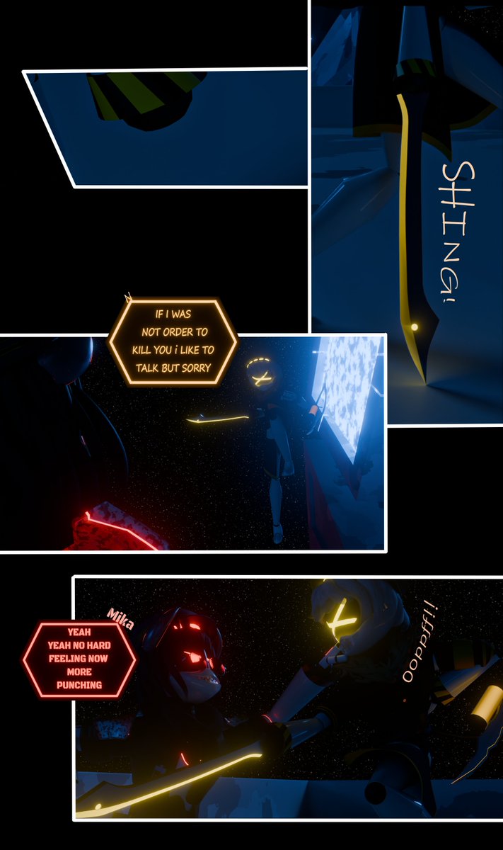 Mincat719's tweet photo. Proxima-103
Part 24 Location Major city Kela
Criminal part 7 

ps: Finally got some free time for this JESUS. well their fight is close to ending 

#Murderdrones #SDN #MurderdronesOC #Proxima103 https://t.co/4ZcMSUljXx