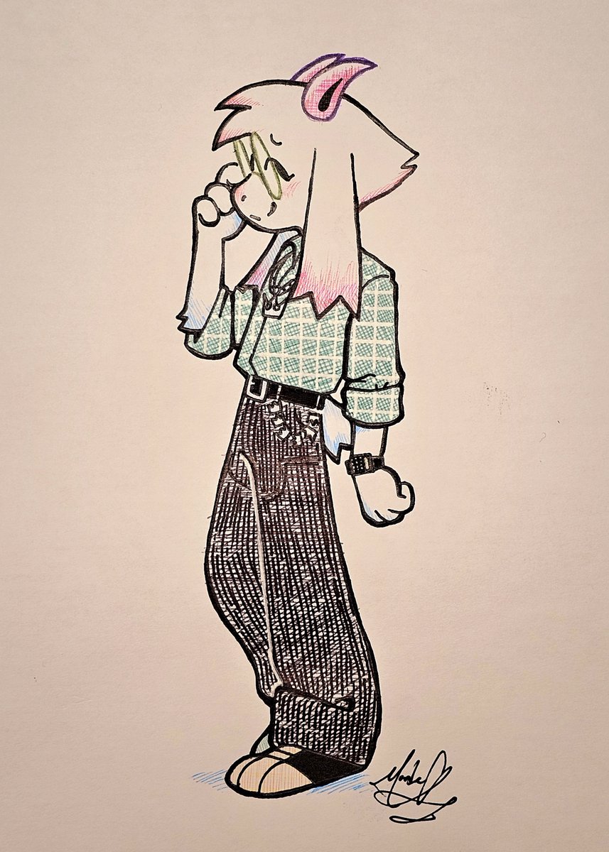 MrMonteG_'s tweet photo. I wasn't expecting people to like Ralsei in my work clothes that much :')

I think people should draw their favs in outfits they wear more often https://t.co/6ccGHtySPk