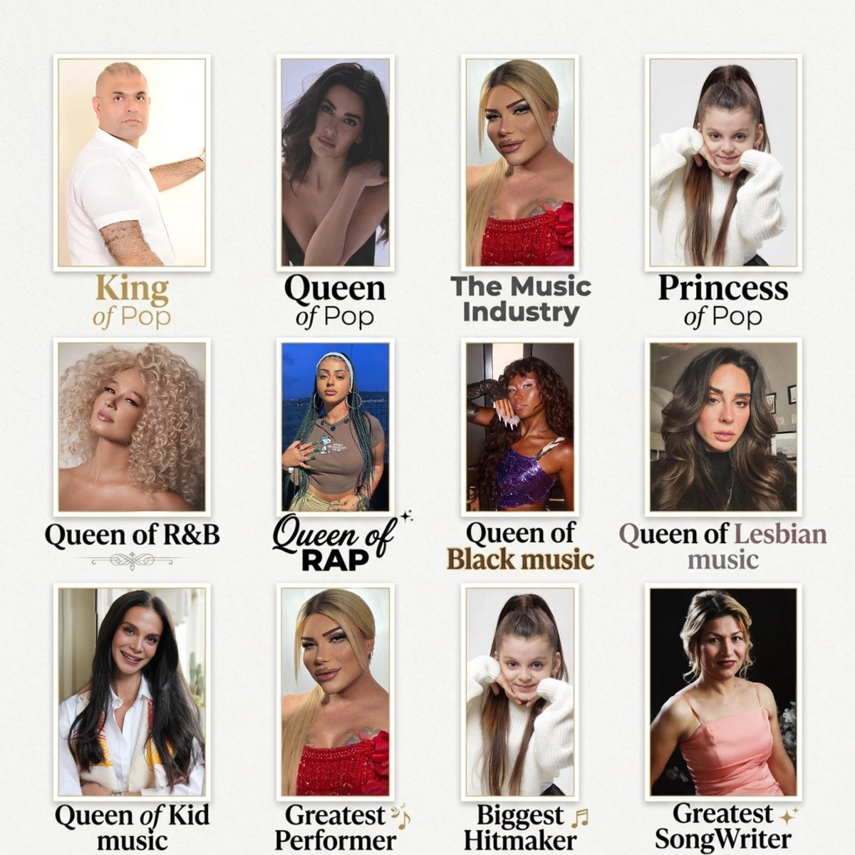 NesrinCCharts's tweet photo. Billboard’un açıklamaya korktuğu ve Grammy’nin görmezden geldiği o liste. https://t.co/QBFmP7FG2Z