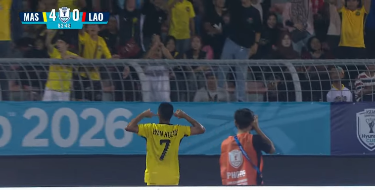 HarimauMYstats's tweet photo. 84` Wan Kuzain score his first international goal for Malaysia.

#HarimauMalaya #MASvsLAO #ASEANHyundaiCup https://t.co/sjq1J1cmwD