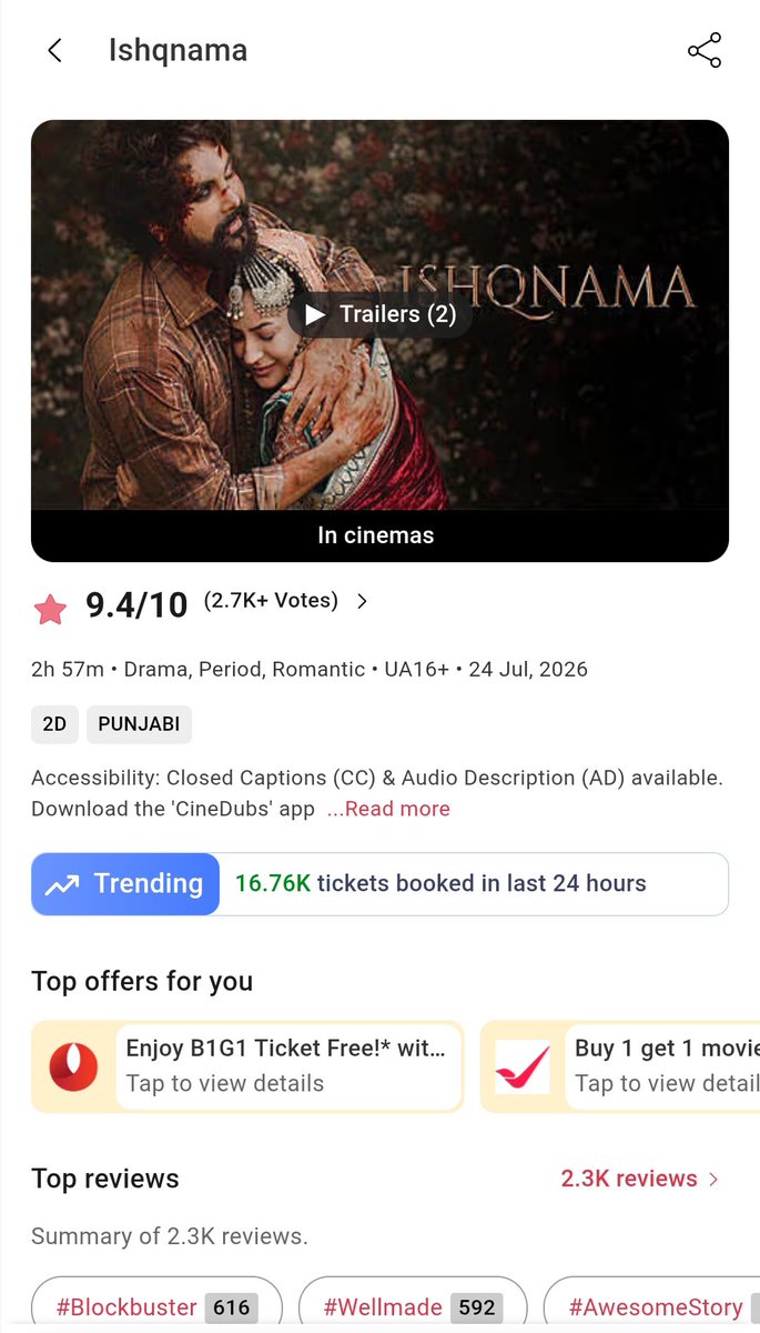 SUMANRA42126623's tweet photo. BREAKING 💥 📢📣 TRENDING📽️
16.76 k almost 17k on Tuesday
Crazy people 📉 📉 📈 📈 

 @ishehnaaz_gill love u so much my girl 🎉 

#ShehnaazGill #Ishqnaama https://t.co/AHyUAcejzQ