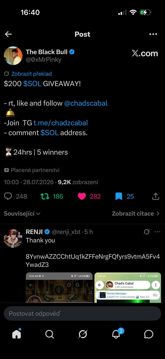 cryptopilott's tweet photo. @0xMrPinky @chadscabal 9qK3dPUhgfAGFzrLCT4fkzmPMtVn7mLdRqaJ4jdxaoCw

Thanks♥️ https://t.co/pnSRz4lcfw