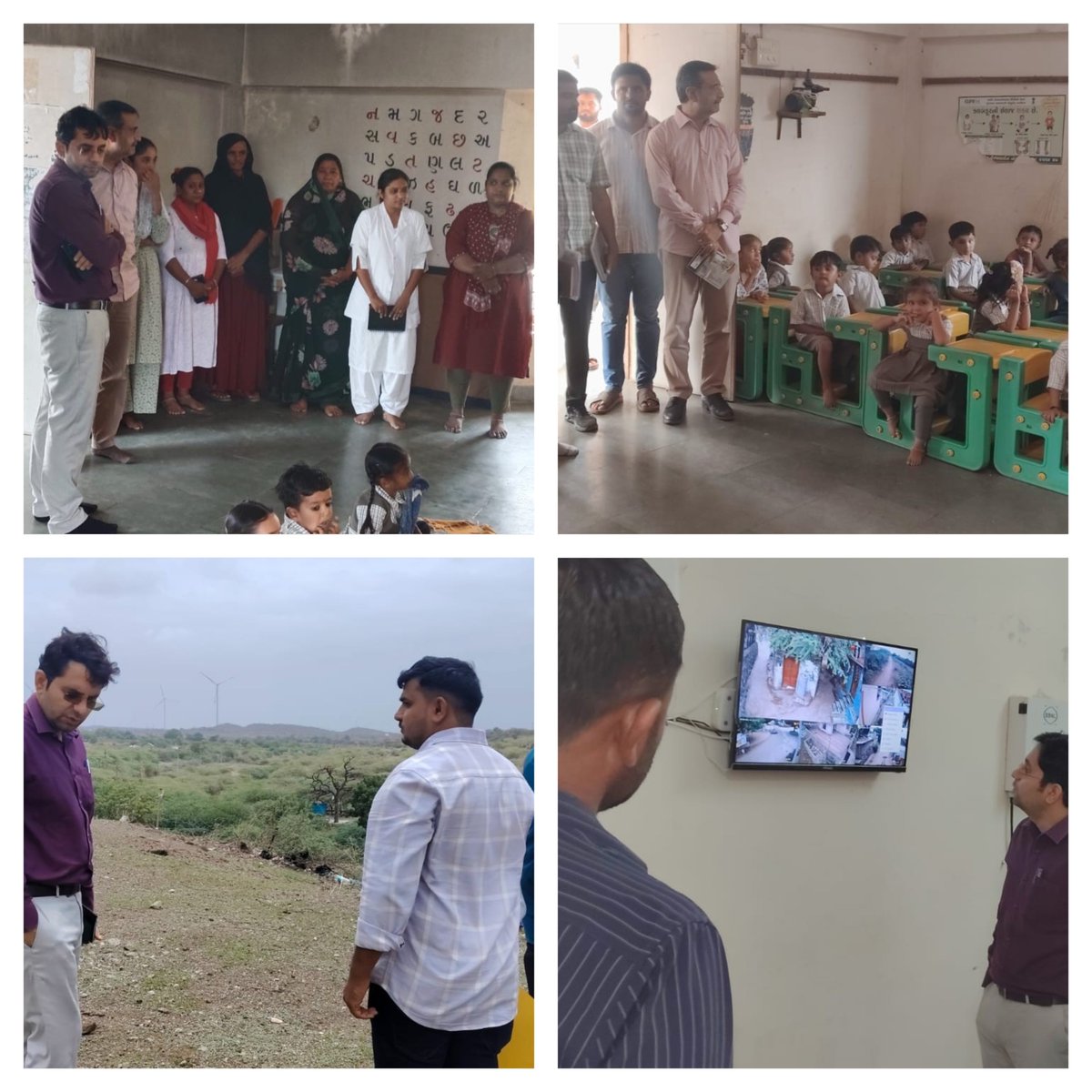 KutchDdo's tweet photo. આજે અંજાર તાલુકાના મથડા, ભલોટ, ભુવડ ગામની મુલાકાત દરમિયાન આંગણવાડી કેન્દ્ર, ગ્રામ પંચાયત, પ્રાથમિક શાળા તેમજ આરોગ્ય કેન્દ્ર મુલાકાત લેવામાં આવી.

@CMOGuj @InfoGujarat @GujDCoffice @EduMinOfGujarat @WCDGujarat @MoHFW_GUJARAT @collectorkut @InfoGujarat https://t.co/P0czHvnLYa