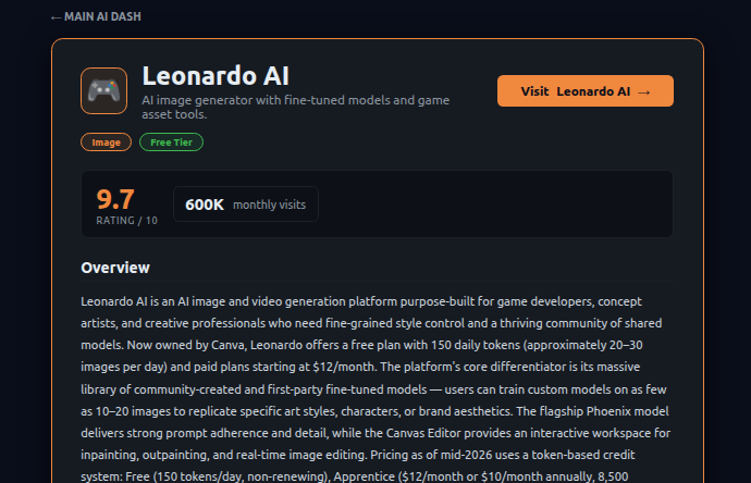 AIDASHBD's tweet photo. @TheDailyShow @kaitlancollins Leonardo AI AI image generator with fine-tuned models and game asset tools.  https://t.co/eJhs5gw1zm https://t.co/1rJKhon9ox