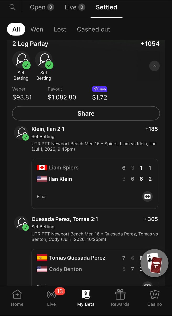 Tenniswith2's tweet photo. Study the game. Understand the matchup. Make smart bets.✅ https://t.co/qWif5DCJeP