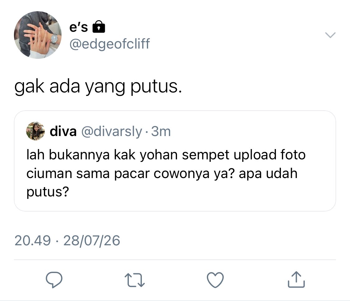nousreich's tweet photo. #williamest sekian tweet au ; balik lagi di agenda mas etha cemburu https://t.co/tMJiJV449Q
