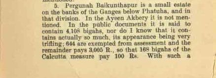 Babhan_10's tweet photo. Baikunthapur Parganah described by Francis Buchanan in his 1811–1812 survey of Bihar. He traces proprietors to Bhav Singha, a Bhumihar Brahmin of the Pilichhwar mool, followed by Chaturbhuj, Baikuntha, Jay Singha, Narayan Datta, Tek Singha, Udawanta Singha and Moti Singha. https://t.co/cpf4MRVZq8