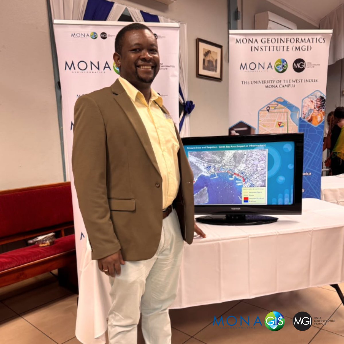 MGIMona's tweet photo. MGI’s Contribution to the 2026 Emancipation Lecture on Disasters, the Built Environment and Emancipation.
Informed decision-making in Jamaica.
Deatails: https://t.co/n1tId2xhHw
#MGI #GIS #DisasterResilience #ClimateAction #GeospatialTechnology https://t.co/Aeiz9ch1Ck