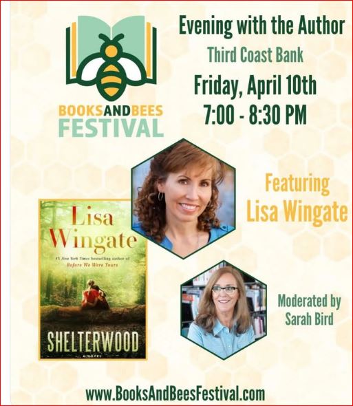 LisaWAuthor's tweet photo. Come join us on Friday in wildflower country! Bonus funfact for this event, Sarah Bird will be moderating the chat and we’ll both be signing books afterward. If you’re near Austin, TX, the Books and Bees Fest hosted by the Bee Cave Public Library is the place to be this weekend. https://t.co/QKkQ3iUUxW