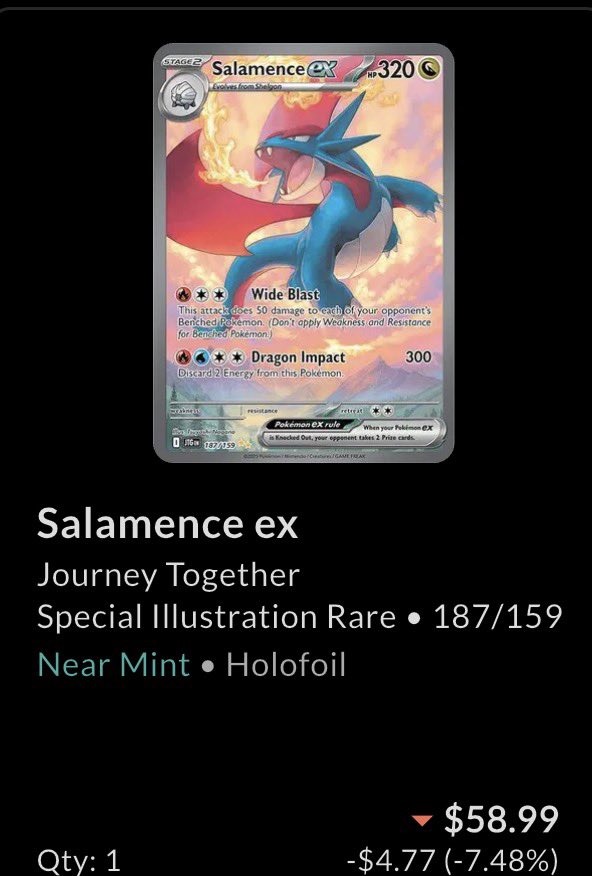 JimmithyWeav's tweet photo. I freaking new if I bought this card it would start dropping 😭😭 https://t.co/HraKL8hSZw