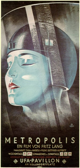 Gibboanxious's tweet photo. Stunning movie poster for Metropolis (Germany, 1927) https://t.co/rgwaU9l5oV