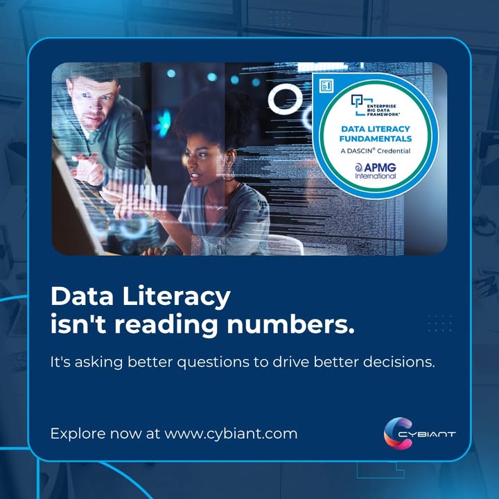 cybiant's tweet photo. Dashboards report what happened. #Dataliteracy explains why.
Reading data is identifying facts. Understanding data is questioning causes and connecting metrics to real value.
True Data literacy is about asking sharper questions.
Explore more πhttps://t.co/fiVFXN5bQ2
#Cybiant https://t.co/JxiYxoZZLn