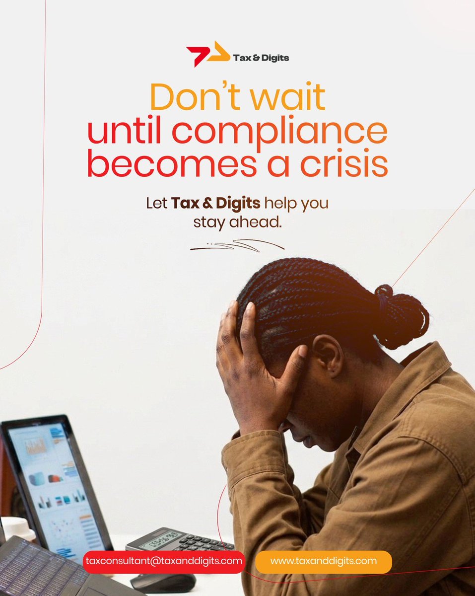 taxanddigits's tweet photo. Putting off your tax obligations may seem harmless today, but delays can become costly tomorrow.

Many business owners postpone tax compliance because they’re busy running their businesses. Unfortunately, missed deadlines can lead to penalties, interest, and unnecessary... https://t.co/zXgFrSLftI