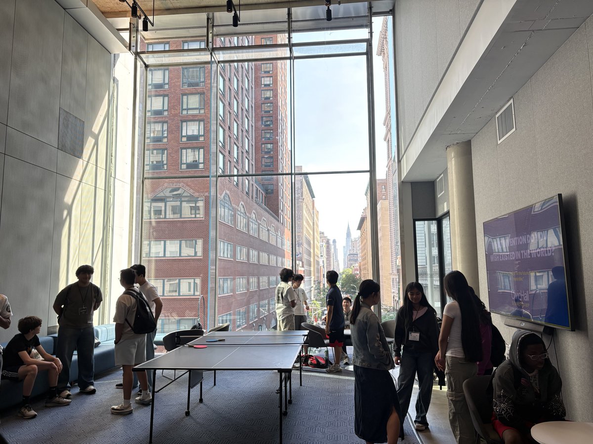CivicHall's tweet photo. One more week of Civic Hall Summer Camp!

It’s been an incredible summer as our middle and high school students explored tech, built new skills, and learned from mentors across NYC’s tech community. 

We can't wait to see our high school students capstone projects! https://t.co/zGk9ufXlfb