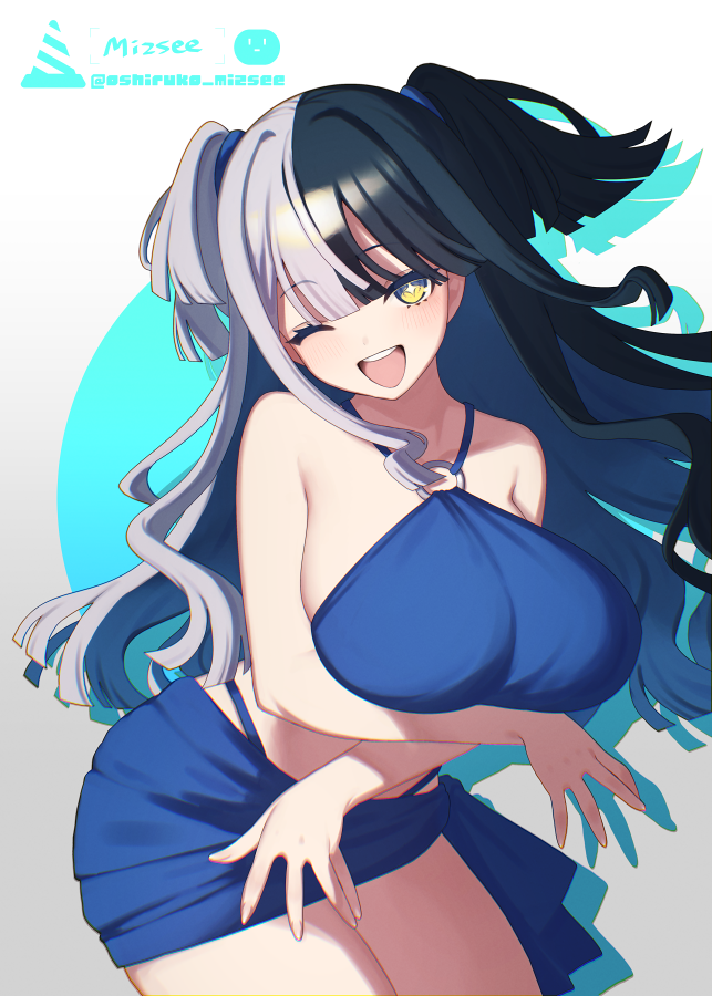 oshiruko_mizsee's tweet photo. 夏だから水着を描こう！ https://t.co/nTftA6d4JO