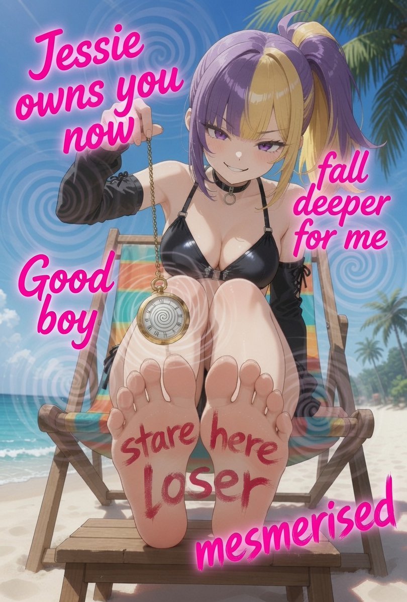 Jessie_wins's tweet photo. Ooh 500 followers already? ~
Sooo many silly lil gooners ~ 🤭

Are you here to be hypnotised again? ~
Or are you already too far gone to make decisions for yourself? ~ 🤭

Get on your hands and knees ~ 😋

Oh? Yep, already broken ~ 🤭
You've been gooning too much, dummy ~ 
Now I own that silly little brain of yours ~  🥰

You're my bitch, and I'm gonna reprogamme you into such a helpless lil beta ~ 🤭
You're gonna crush everytime you see me ~ 😈
You're gonna moan my name whenever you think of me ~

Which is basically gonna be all the time ~ 🤭

And you're gonna spoil me, whenever I command you to ~
Okay sweetie? ~ 🤭
Now repeat after me ~

"I'm Jessie's pathetic, hypnotised lil footstool" ~ 🤭

Goooood loser ~ 🤭
Were gonna have so much fun together ~ 🥰
💋