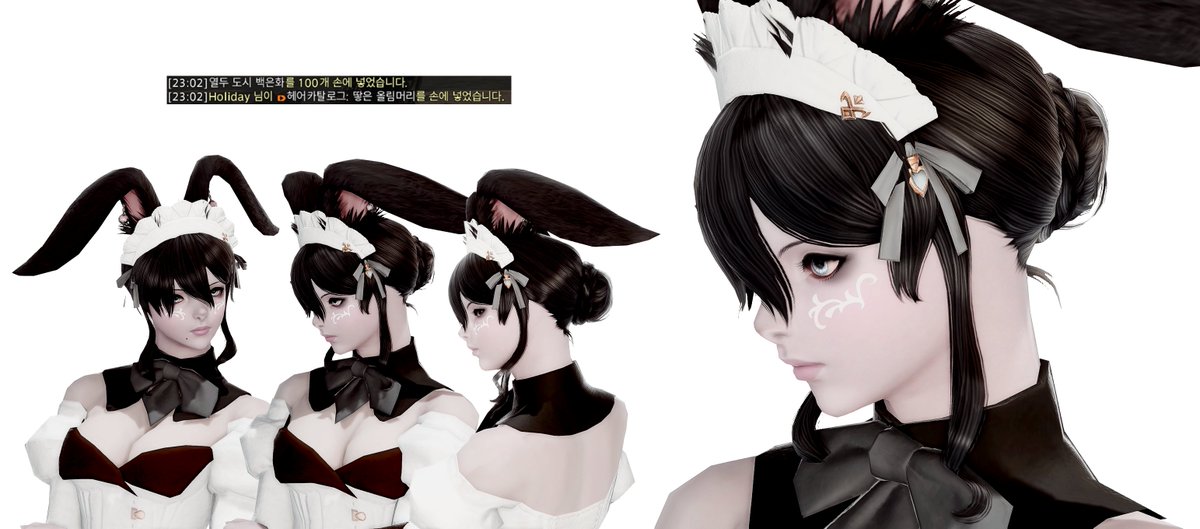 bessieberrie's tweet photo. 헤어카탈로그: 땋은 올림머리
여비에라 핏
초승달 섬 북부편 은상자 드랍

#おはウサ #ヴィエラ #3shineviera https://t.co/A2DR5qgXTC