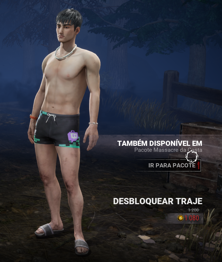 DicasByDaylight's tweet photo. As novas roupas da coleção Massacre da Costa para a Vee e Tae-Young estão disponíveis na loja por 1080 Células de Aura cada.

Assim como qualquer lançamento para personagem original, entrarão com o valor em Fragmentos em 1 mês.

Use o código DICAS na Epic Games Store. https://t.co/BY1YmatC3G