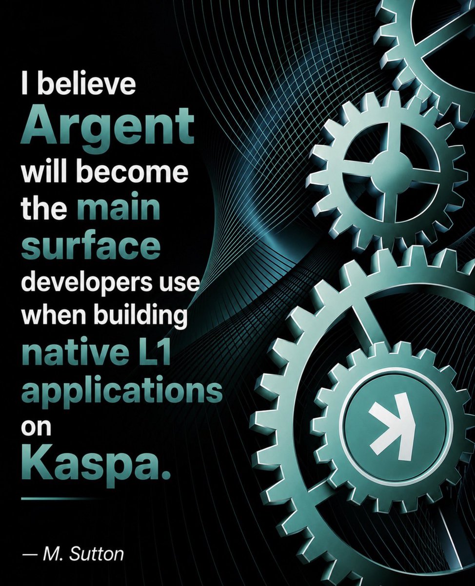 ladydag_'s tweet photo. The best infrastructure deserves the best developer experience. 𝗔𝗥𝗚𝗘𝗡𝗧 is building both on Kaspa.
$kas #kaspa #argent #blockdag #L1 https://t.co/HXrcjGDmtC