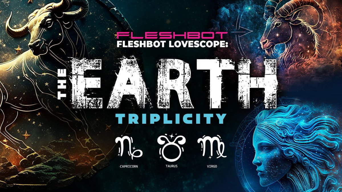 Fleshbot's tweet photo. Earth Sign…Your next chapter begins when fear ends.
#Taurus, #Virgo, #Capricorn, we're taking a look at your love life this week!
Get your #Lovescope here - https://t.co/J3qJV4UXYX #tarot #horoscopes https://t.co/anpapyfEhl