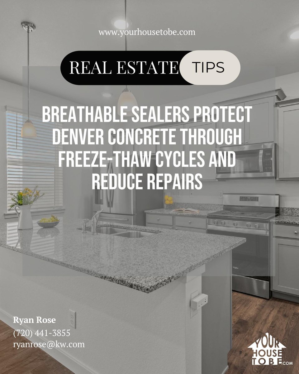 yourhousetobe's tweet photo. Breathable sealers keep Denver’s concrete and masonry looking sharp through every freeze–thaw. Joint care goes further, longer-lasting curb appeal, less repair stress. What sealers work best for you? https://t.co/lEPqHCpjha