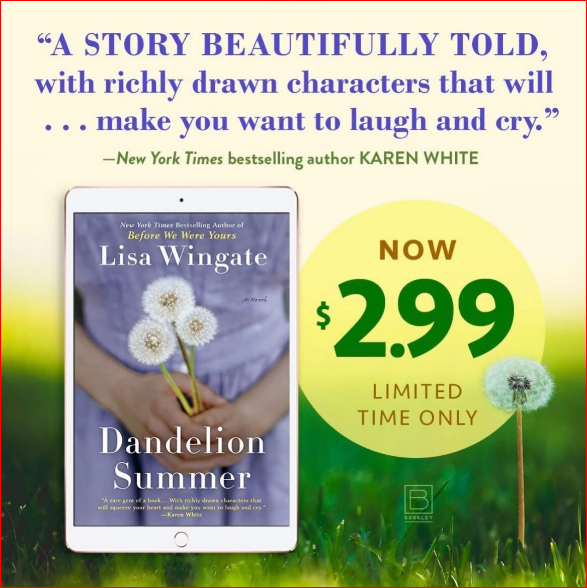 LisaWAuthor's tweet photo. ❄️☃️ It’s perfect weather to curl up with a book! Dandelion Summer ebook is available right now through February 1st! Available at your favorite bookseller. #CozyReads #booklovers #ebooksale https://t.co/FMDSDA1afB